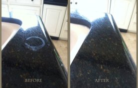 Granite Vanity Top Etch Removal