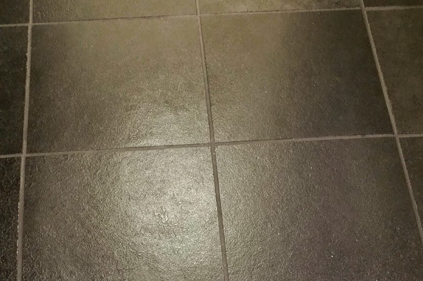 slate floor stripped cleaned sealed