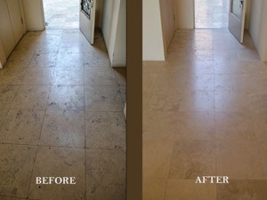 Travertine Floor Restoration 2