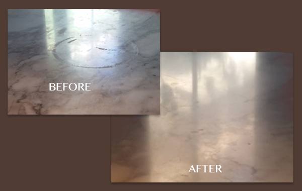 White Marble Etch Removal