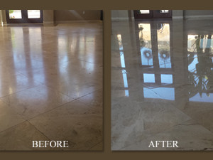Travertine Floor Restoration Services in San Diego