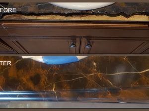 San Diego Marble Repair Before and After