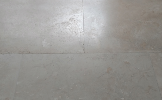 Etched Travertine After