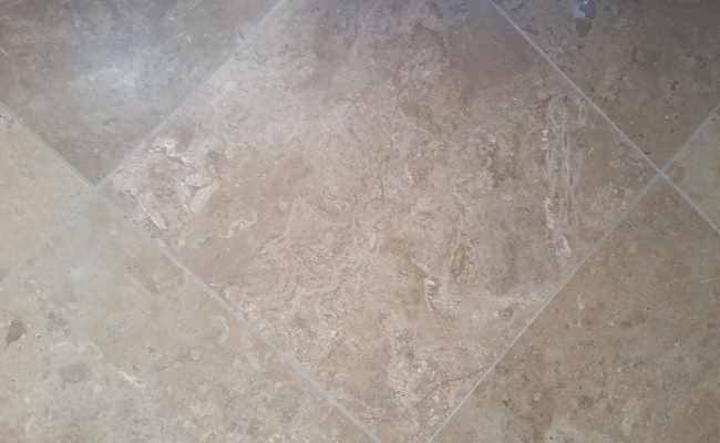 Honed Travertine After Service
