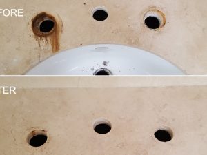 Natural Stone Rust Removal