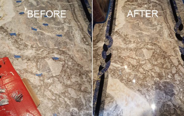 Epoxy Injection Marble Floor Repair